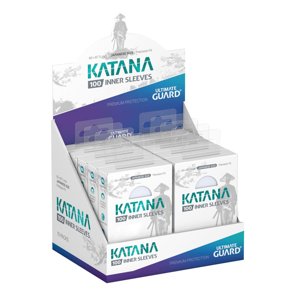 Ultimate Guard Katana Inner Sleeves Japanese Size Transparent (100) Image 4