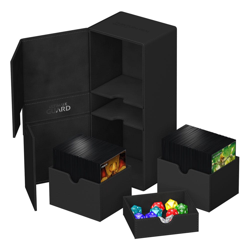 Ultimate Guard Twin Flip`n`Tray 266+ Xenoskin Schwarz Image 6