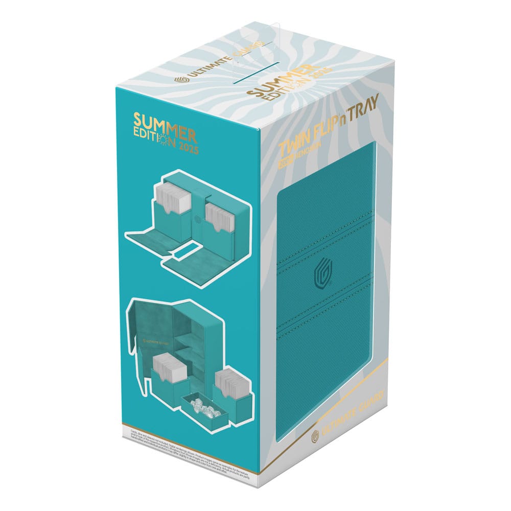 Ultimate Guard Twin Flip'n'Tray 200+ Xenoskin "Summer Edition 2025" - Lagoon Image 8