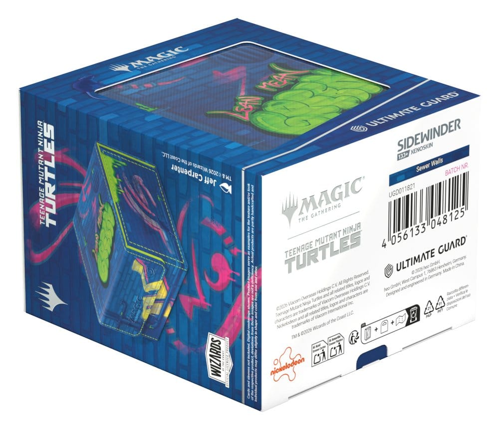 Ultimate Guard Sidewinder 133+ Xenoskin Magic: The Gathering | Teenage Mutant Ninja Turtles - Sewer Walls Image 12