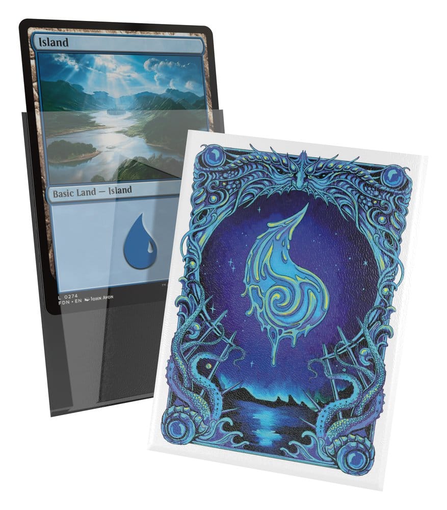 Ultimate Guard Art Sleeves Magic: The Gathering "Mana Token" - Island Image 7