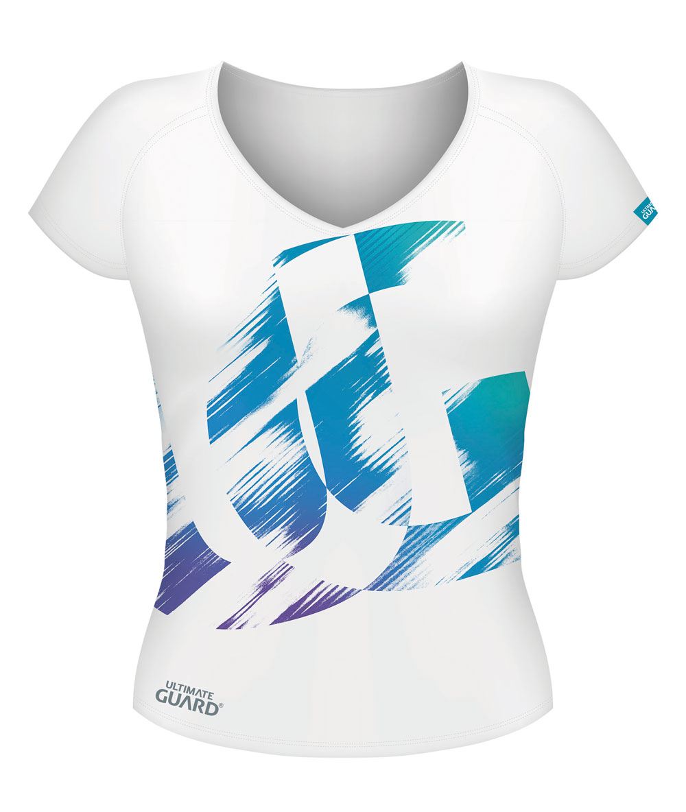 Ultimate Guard Girlie T-Shirt UG Distressed Weiß Größe L Image