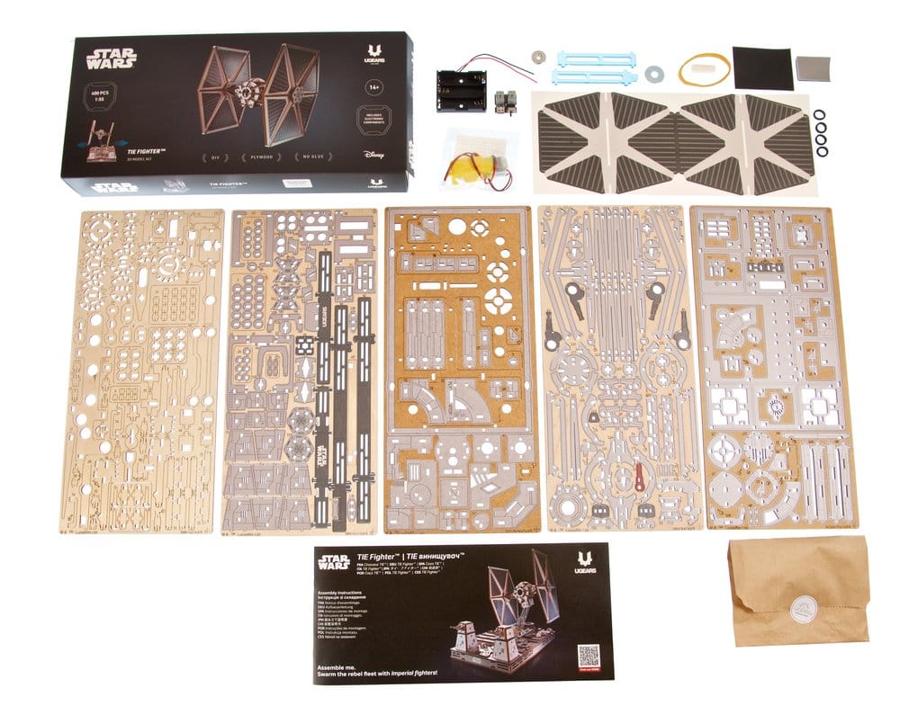 Star Wars 3D-Holzpuzzle TIE Fighter Image 26