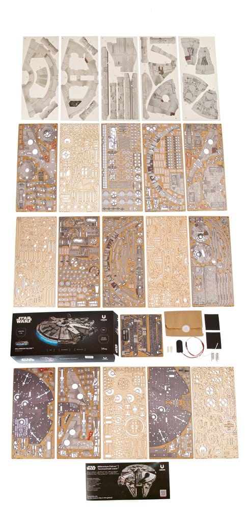 Star Wars 3D-Holzpuzzle Millennium Falcon Image 26