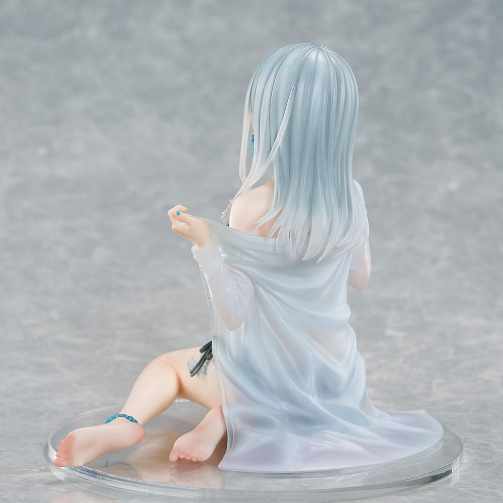 Original Character PVC Statue 1/7 Silver-Haired Girl Sky Blue Morning Special Outfit Ver. by Fuumi Illustration 16 cm Image 5