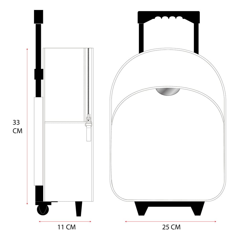 Hello Kitty Rucksack Trolley Follow The Rainbow 33 cm Image 5