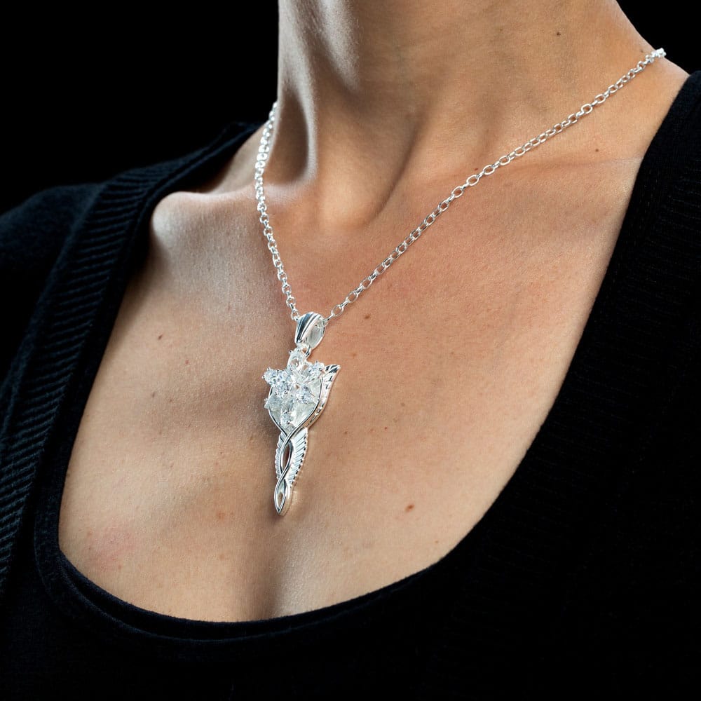 Herr der Ringe Replik 1/1 Anhänger & Kette Arwens Abendstern (Sterling Silber) Image 3