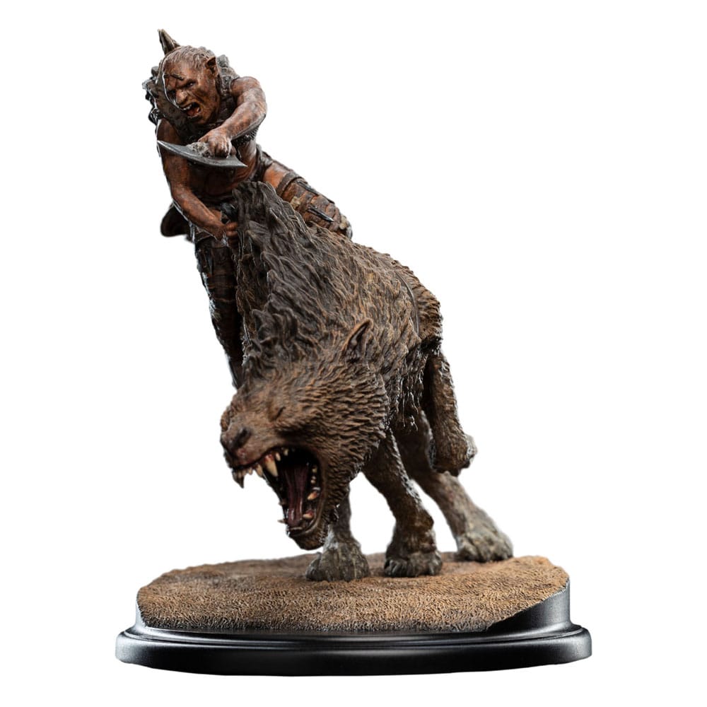 Herr der Ringe Mini Statue Sharkû on Warg 18 cm Image 12