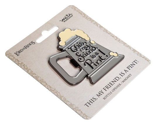 Herr der Ringe Magnet This, my friend, is a Pint! (Enamel) 7 cm Image 2