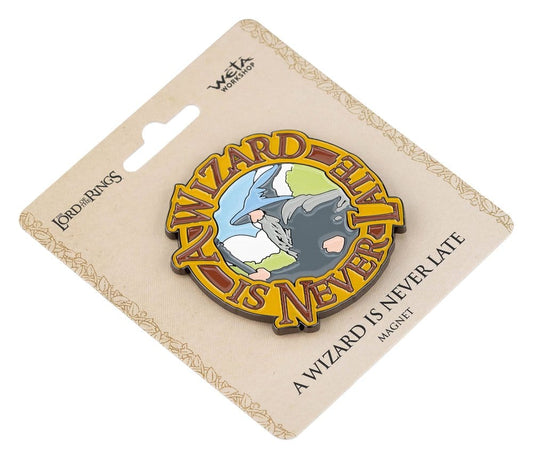 Herr der Ringe Magnet A Wizard Is Never Late (Enamel) 7 cm Image 2