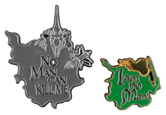 Herr der Ringe Ansteck-Pin Doppelpack No Man can Kill Me & I Am No Man! 7 cm Image 2