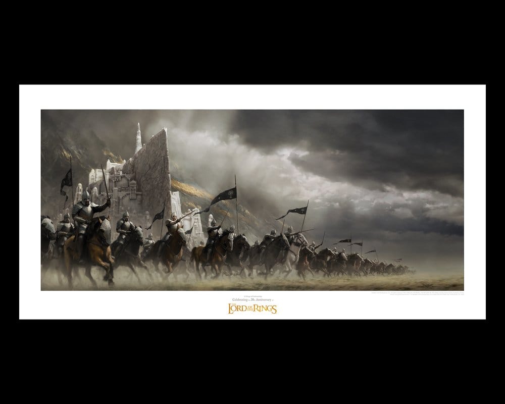 Herr der Ringe Kunstdruck Faramir's Charge 59 x 30 cm Image 2