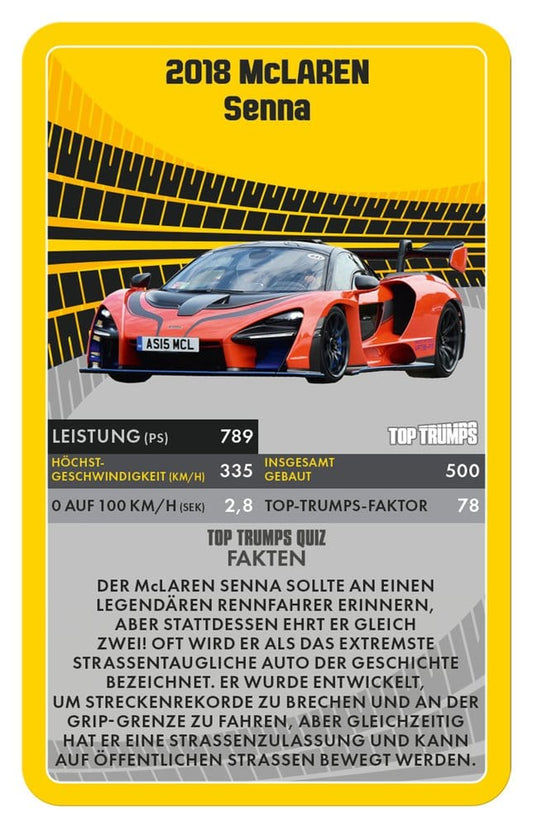 Super Cars Kartenspiel Top Trumps *Deutsche Version* Image 2