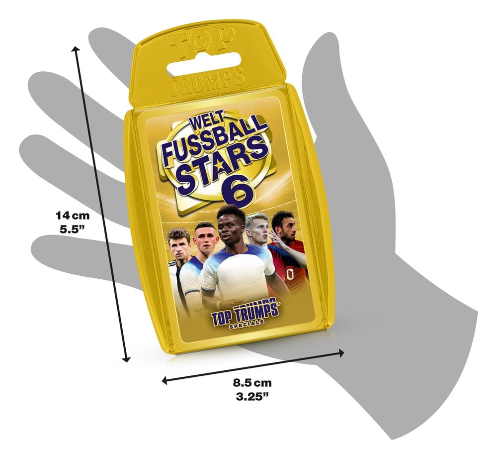 Weltfussballstars 6 Kartenspiel Top Trumps *Deutsche Version* Image 8
