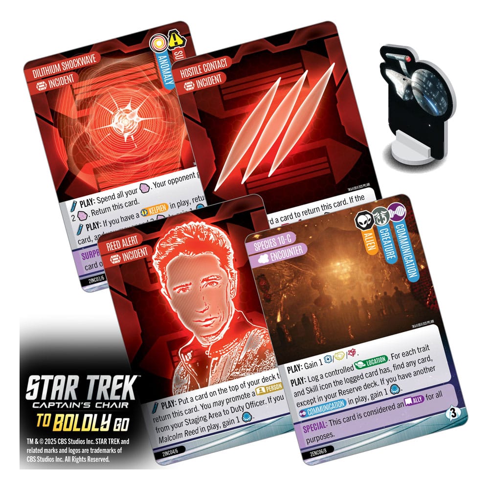 Star Trek: Captain's Chair Kartenspiel To Boldly Go *Englische Version* Image 11