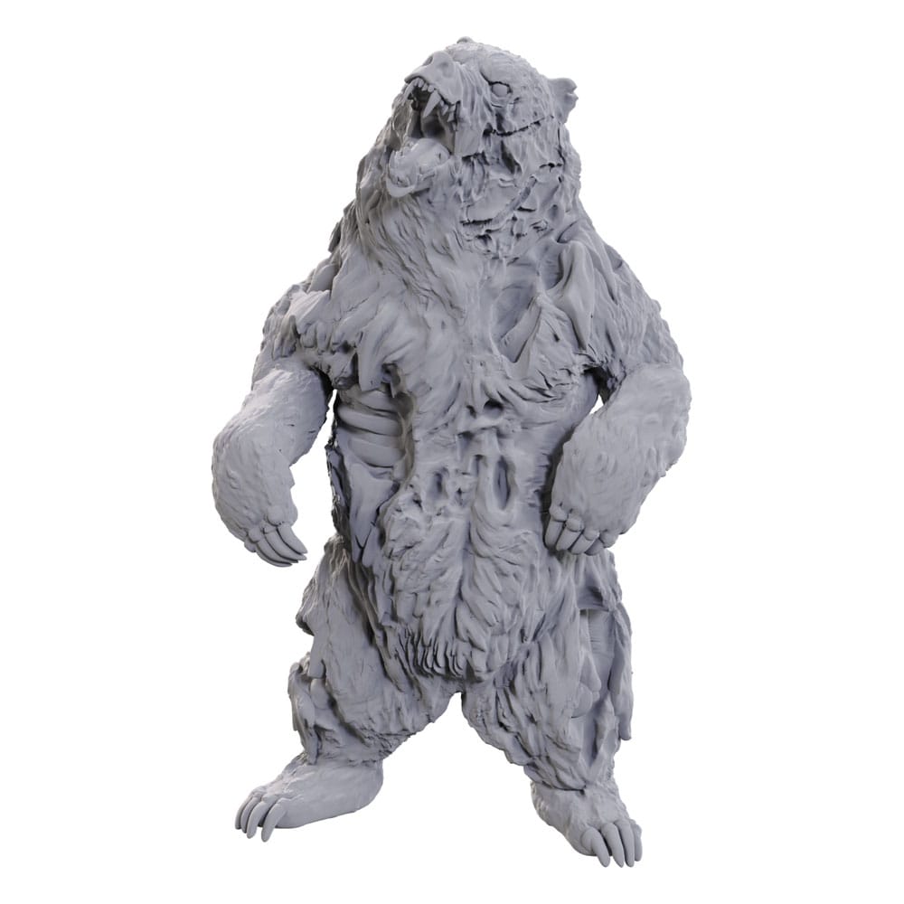 WizKids Deep Cuts Miniatur unbemalt Zombie Grizzly Bear Image