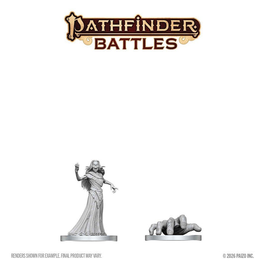 Pathfinder Battles Deep Cuts Miniatur unbemalt Riesige Krabbelhand & Wiedergänger 13 cm Image 2