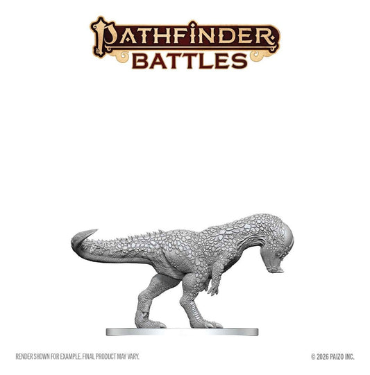 Pathfinder Battles Deep Cuts Miniatur unbemalt Pachycephalosaurus 13 cm Image 2