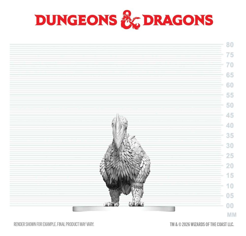 D&D Nolzur's Marvelous Miniatures Minifigur Axe Beak 4 cm Image 2