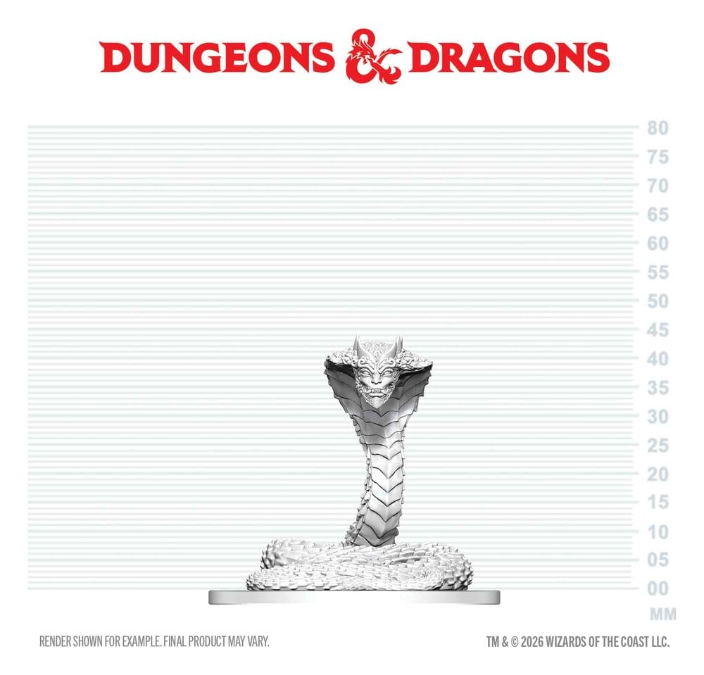 D&D Nolzur's Marvelous Miniatures Minifigur Guardian Naga 6 cm Image