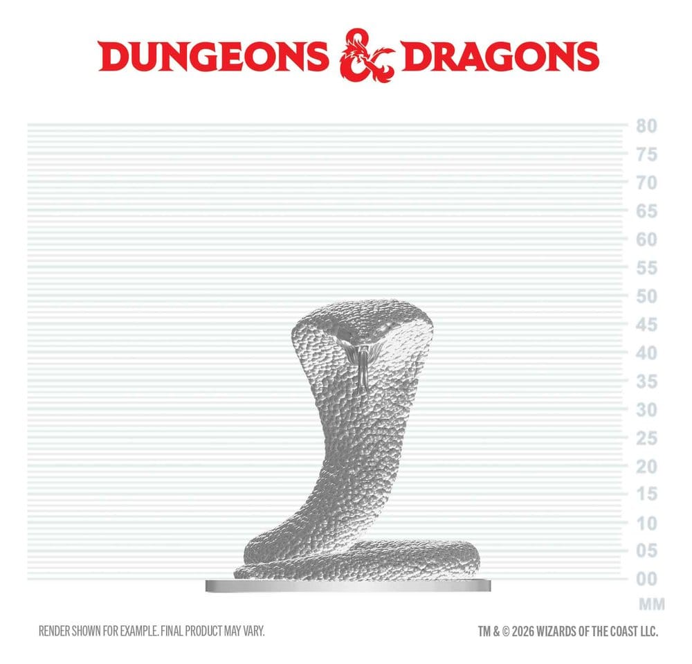 D&D Nolzur's Marvelous Miniatures Minifigur Polarschlange 4 cm Image