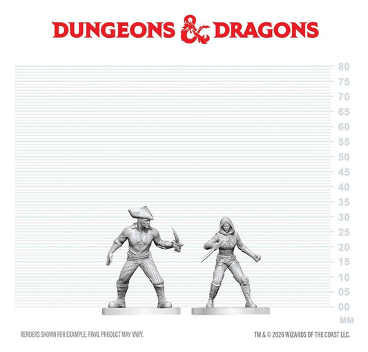 Dungeons & Dragons Nolzur's Marvelous Miniatures Miniatur unbemalt Bandit & Pirat 14 cm Image 2