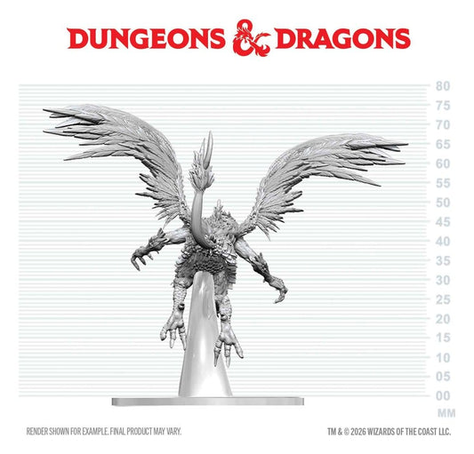 Dungeons & Dragons Nolzur's Marvelous Miniatures Miniatur unbemalt Vrock 17 cm Image 2