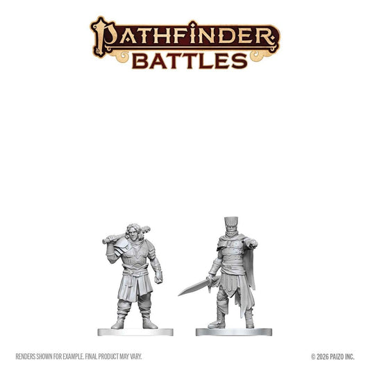 Pathfinder Battles Deep Cuts Miniatur unbemalt Ruffian & Gang Leader 14 cm Image 2