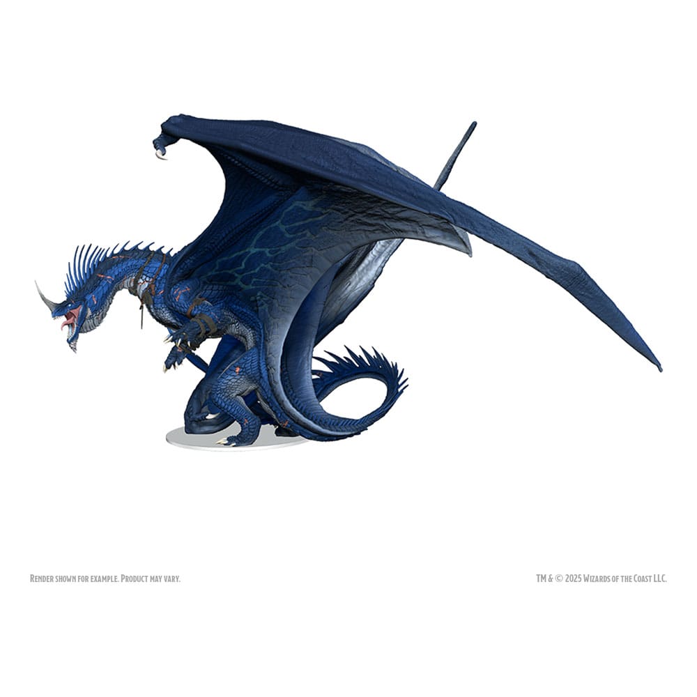 D&D Icons of the Realms Boxed Miniaturen vorbemalt Ancient Blue Dragon 20 cm Image 3