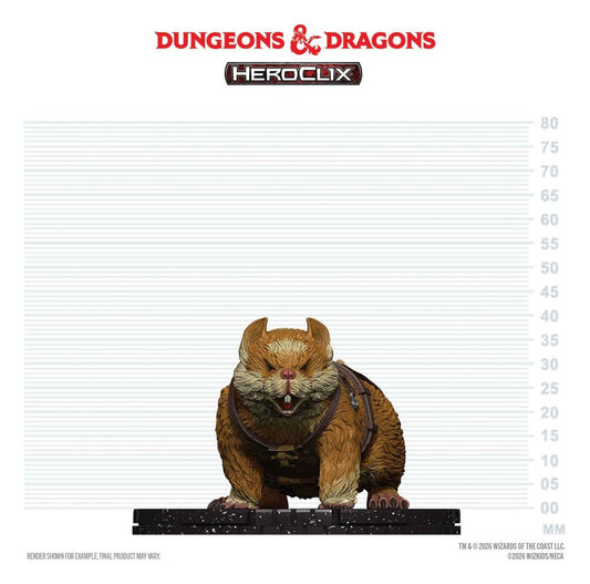 Dungeons & Dragons HeroClix: Giant Minifigur Space Hamster Image 2