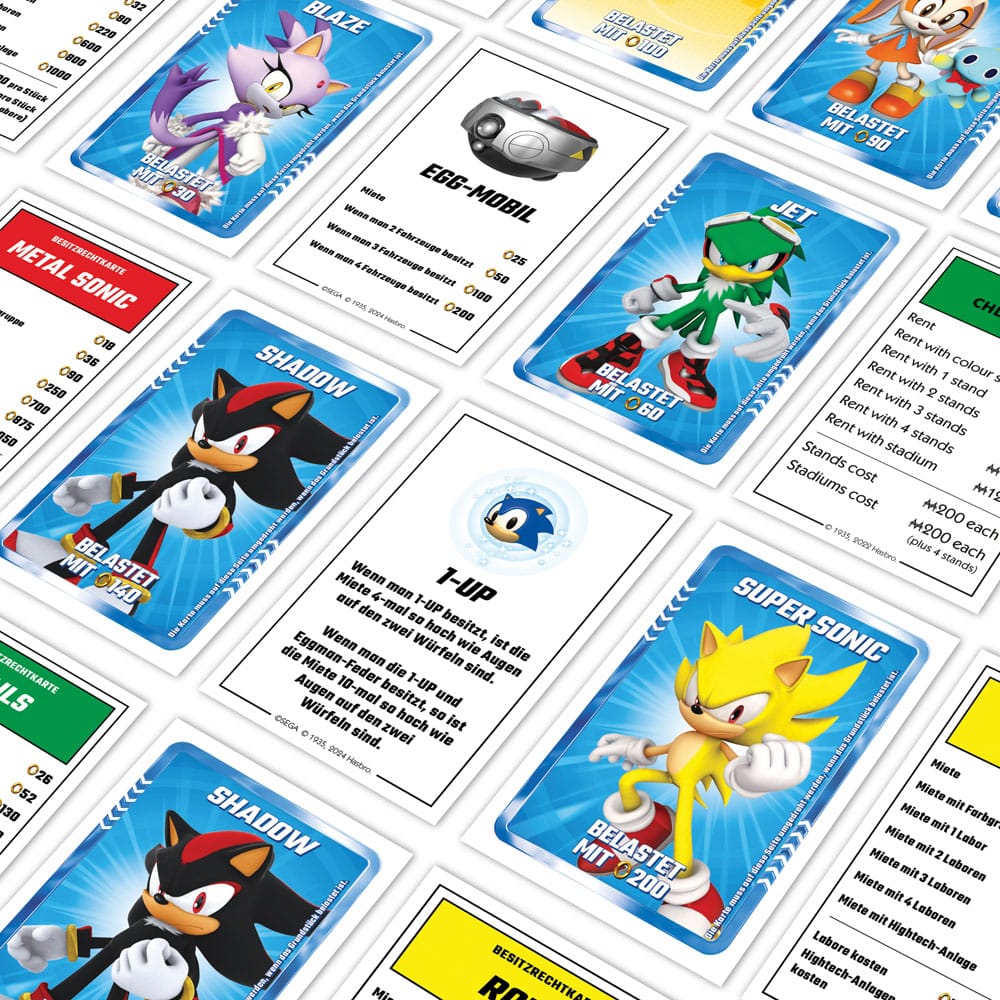 Monopoly Brettspiel Sonic the Hedgehog *Deutsche Version* Image 6