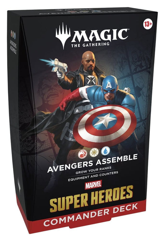 Magic the Gathering Marvel Super Heroes Commander Decks Umkarton (4) englisch Image 2