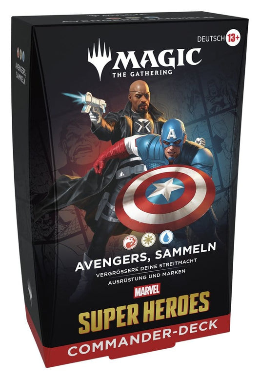 Magic the Gathering Marvel Super Heroes Commander Decks Umkarton (4) deutsch Image 2
