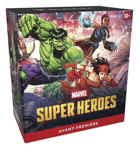 Magic the Gathering Marvel Super Heroes Prerelease Packs Umkarton (15) französisch Image 2