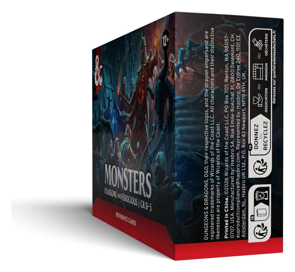 Dungeons & Dragons RPG Referenzkarten: Monster (Furchterregend und Wild) *Englische Version* Image 5