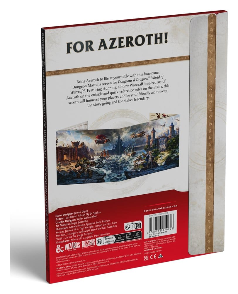 Dungeons & Dragons RPG World of Warcraft Spielleiterschirm *Englische Version* Image 13