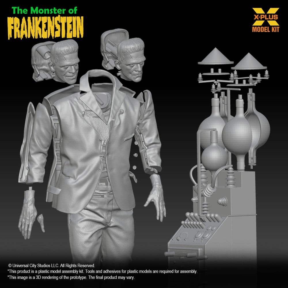 Frankenstein Plastic Model Kit 1/8 The Monster of Frankenstein 27 cm Image 11