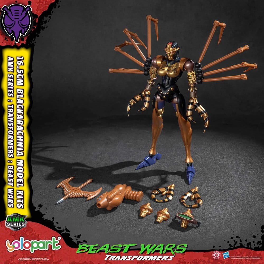 Transformers AMK Series Plastic Model Kit Beast Wars Blackarachnia 18 cm Image 3