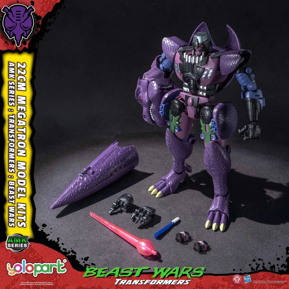 Transformers AMK Series Plastic Model Kit Beast Wars Megatron 22 cm Image 4