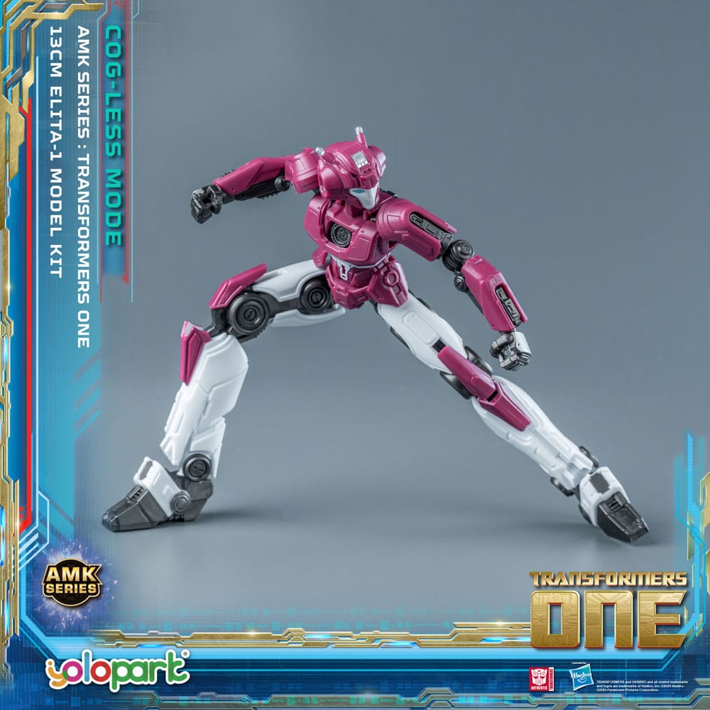 Transformers 8 AMK Mini Series Plastic Model Kit Elita-1 13 cm Image 3
