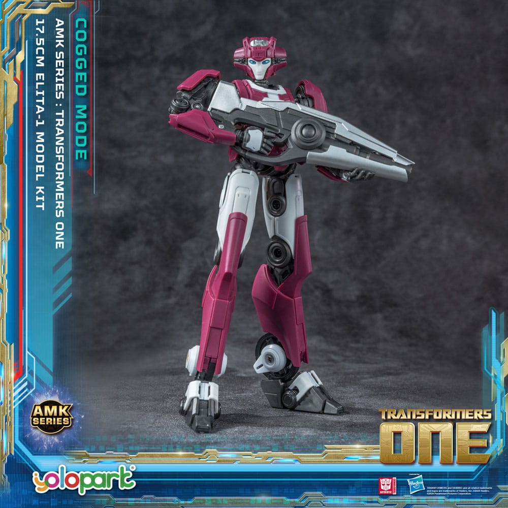 Transformers 8 AMK Series Plastic Model Kit Elita-1 20 cm Image 20