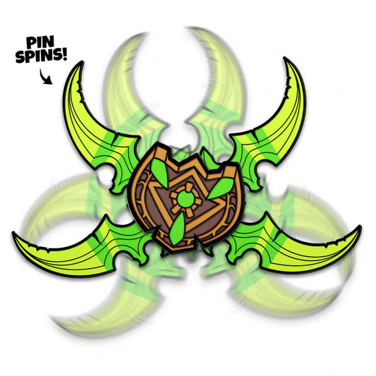 World Of Warcraft Ansteck-Pin Illidian Stormrage's Warglaives 5 cm Image 2