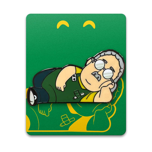 Sakamoto Days Ansteck-Pin Laying Down Sakamoto 5 cm Image 2