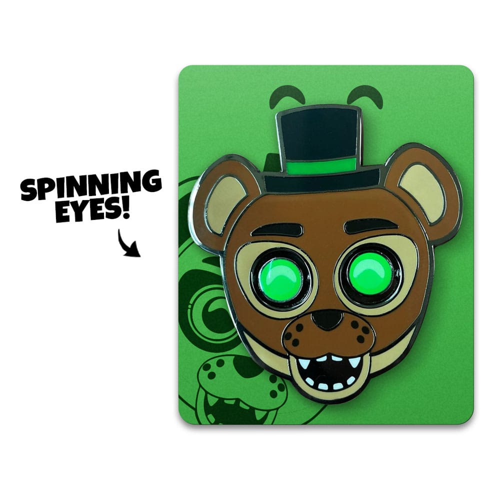 Five Nights at Freddy´s Ansteck-Pin Popgoes The Weasel Glow in the Drak Spinning 5 cm Image 4