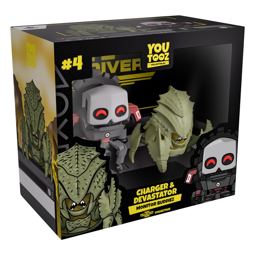 Helldivers 2 Monitor Buddiez Vinyl Figuren 2er-Pack Charger & Devastator 7 cm Image 5