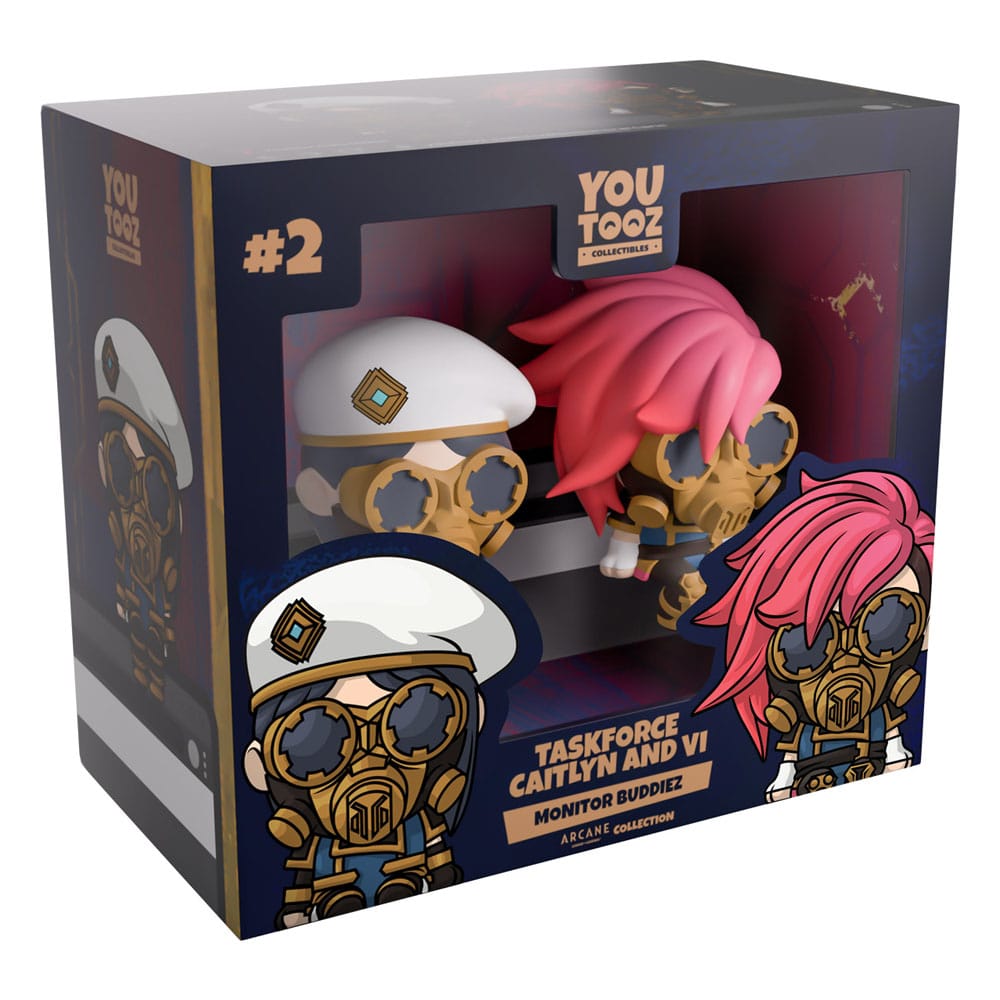 Arcane Vinyl Figuren 2er-Pack Caitlyn & Vi Taskforce 7 cm Image 5