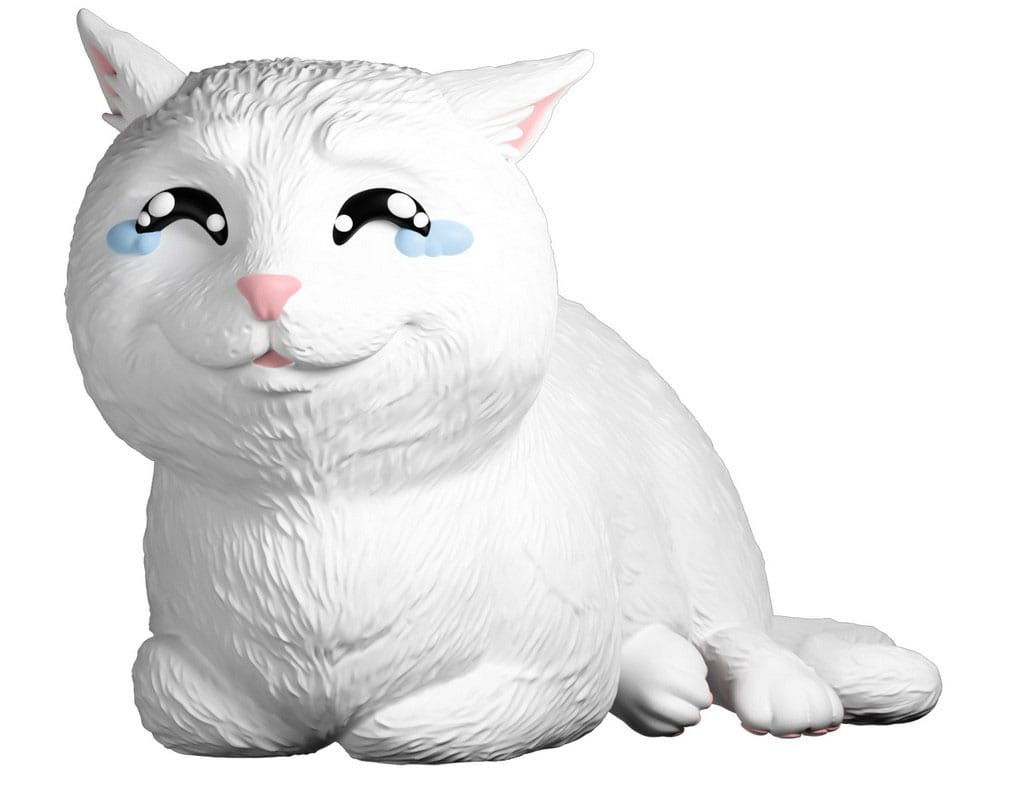Meme: Crying Cat 3 inch Figure Image