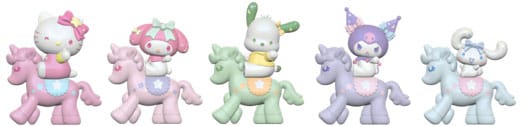 Sanrio Equestrian Series Minifiguren Hello Kitty and Friends 7 cm Blind Box Display (12) Image