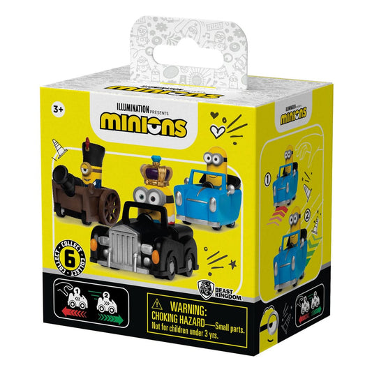 Minions Zoom Hero Rückzug-Fahrzeuge mit Figuren Blind Box Display (12) Image 2