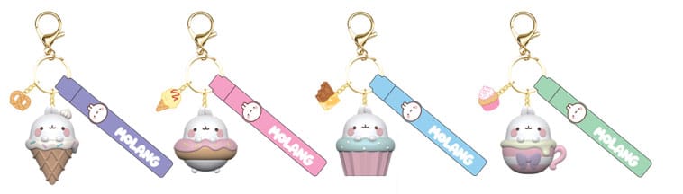 Molang Snack Time Series Schlüsselanhänger Display (9) Image